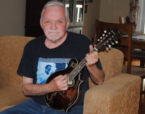 Richard with his Eastman mandolin